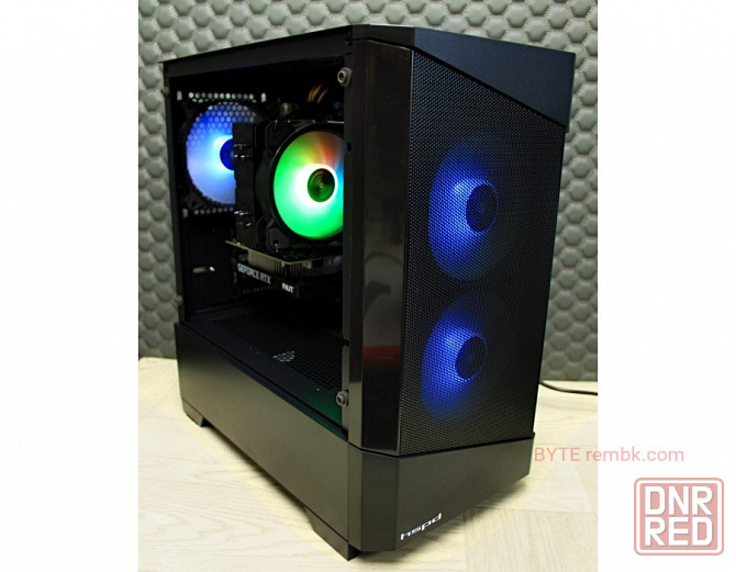 Игровой компьютер byte-pixelprotector | i5-12400f | 650w | ssd 1tb | 16gb | geforce rtx 3050 | win11 Макеевка - изображение 1