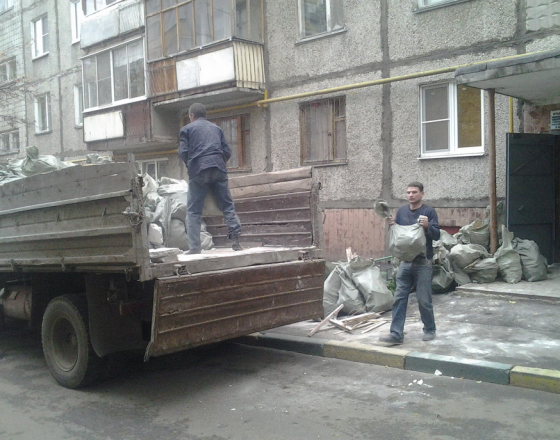 Вывоз строймусора. Услуги грузчиков. Грузоперевозки Донецк