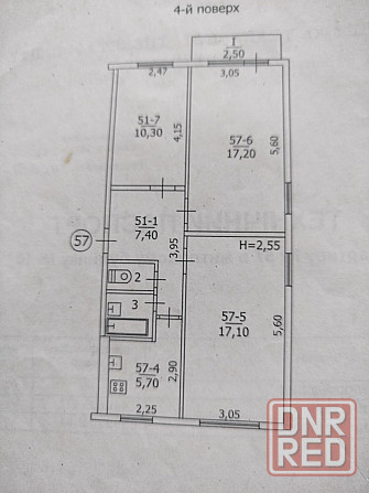 Продажа 3х комнатной квартиры в г.Макеевке, пос. Ханженково-Северная, 8 квартал. Макеевка - изображение 8