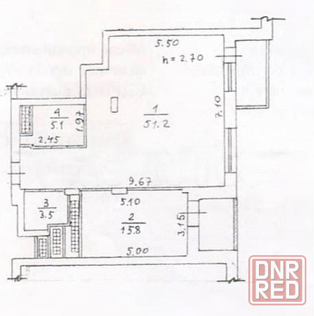 Продам 1ком 81м2 Новострой Киевский район Донецк - изображение 6