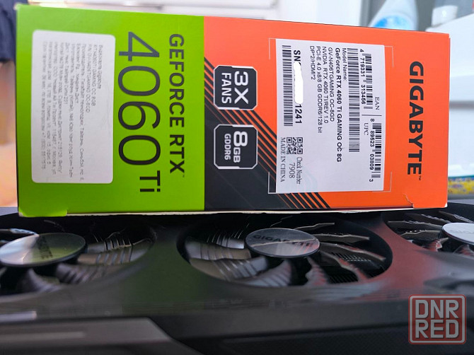 Видеокарта GIGABYTE GeForce RTX­­ 4060 Ti GAMING OC [GV-N406TGAMING OC-8GD] Донецк - изображение 3