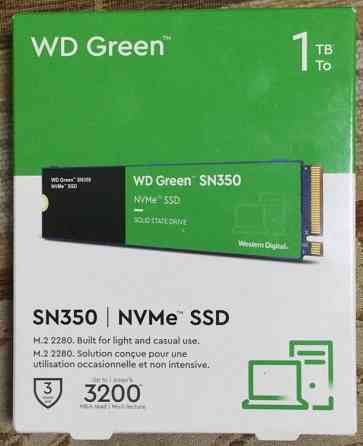 SSD M.2 NVME WD Green SN350 1Tb Донецк