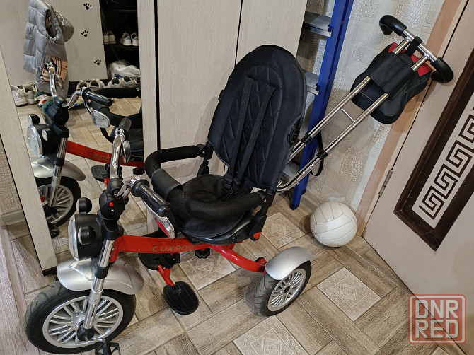 Велосипед трёхколёсный Lux mom с родительской ручкой Макеевка - изображение 2