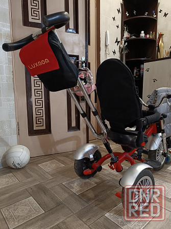 Велосипед трёхколёсный Lux mom с родительской ручкой Макеевка - изображение 4