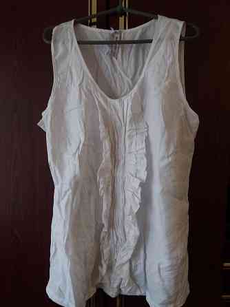 Продам блузу белую р.56 xxxl Донецк