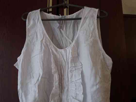 Продам блузу белую р.56 xxxl Донецк
