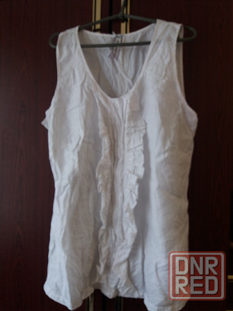 Продам блузу белую р.56 xxxl Донецк - изображение 6