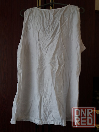 Продам блузу белую р.56 xxxl Донецк - изображение 4