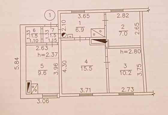 Продам дом 1/2 часть в районе ВАЗа Донецк
