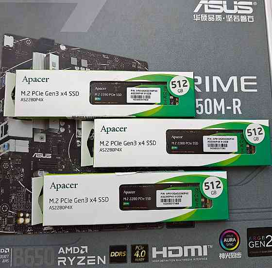 SSD M.2 NVME Apacer AS2280P4X 512Gb Донецк