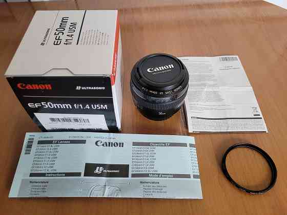 Объектив портретник canon ef 50mm f 1/4 USM + защитное стекло Донецк