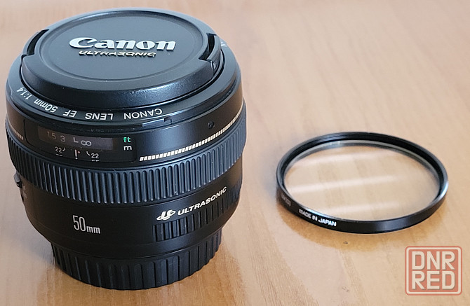 Объектив портретник canon ef 50mm f 1/4 USM + защитное стекло Донецк - изображение 2