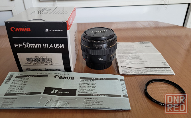Объектив портретник canon ef 50mm f 1/4 USM + защитное стекло Донецк - изображение 7