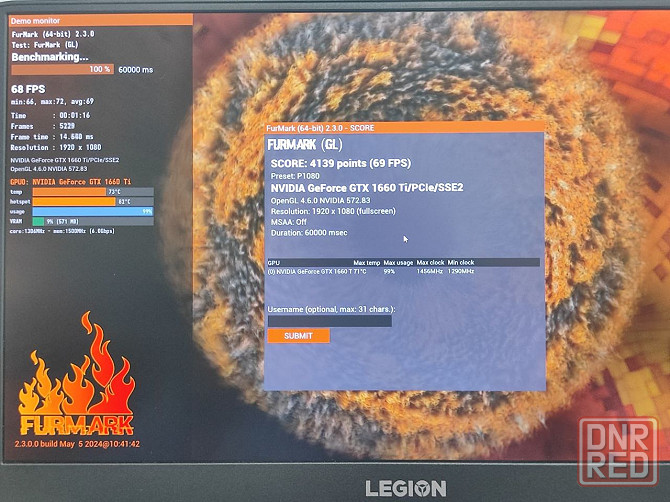 Игровой Legion 15.6 ips fullhd 144 гц/ i7 /16gb/ss512 gb/ gtx 1660Ti по первой цене Донецк - изображение 6