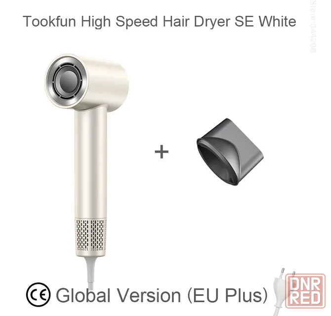 Фен TookFun Высокоскоростной фен SE White, 110 000 об/мин, 15 режимов сушки, интеллектуальный режим Макеевка - изображение 1
