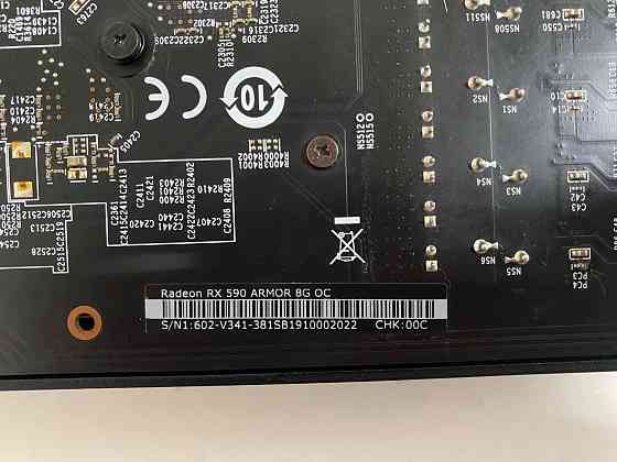 Видеокарта MSI AMD Radeon RX 590 RX 590 ARMOR 8G OC 8ГБ GDDR5, OC Ret Донецк