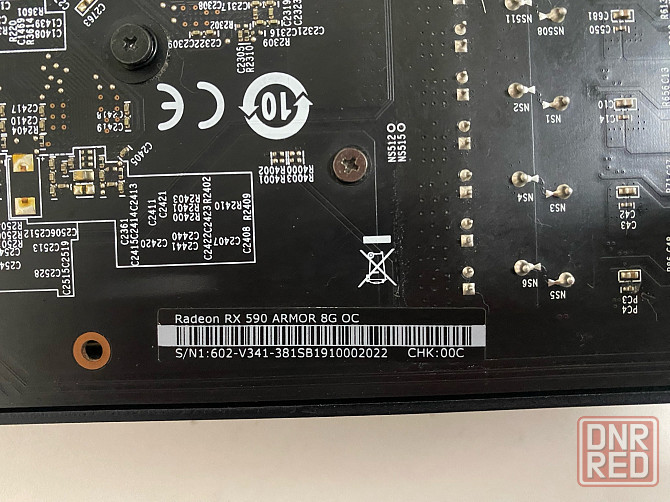 Видеокарта MSI AMD Radeon RX 590 RX 590 ARMOR 8G OC 8ГБ GDDR5, OC Ret Донецк - изображение 3