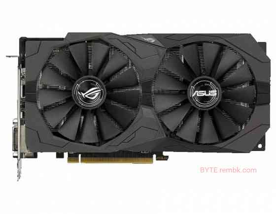 Видеокарта asus rog strix radeon rx570 oc 4gb (rog-strix-rx570-o4g-gaming) б/у | Гарантия Макеевка