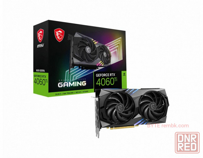Видеокарта msi geforce rtx 4060 ti gaming 8gb по доступной цене в макеевке днр | Гарантия Макеевка - изображение 1
