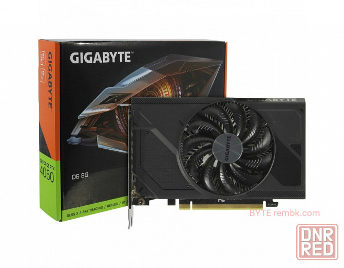 Видеокарта gigabyte geforce rtx 4060 d6 [gv-n4060d6-8gd] 8gb | Гарантия Макеевка - изображение 1