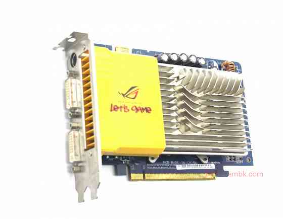 Видеокарта 512mb geforce 8600 gt (asus en8600gt silent/htdp/512m/a), pci-e б/у | Гарантия Макеевка