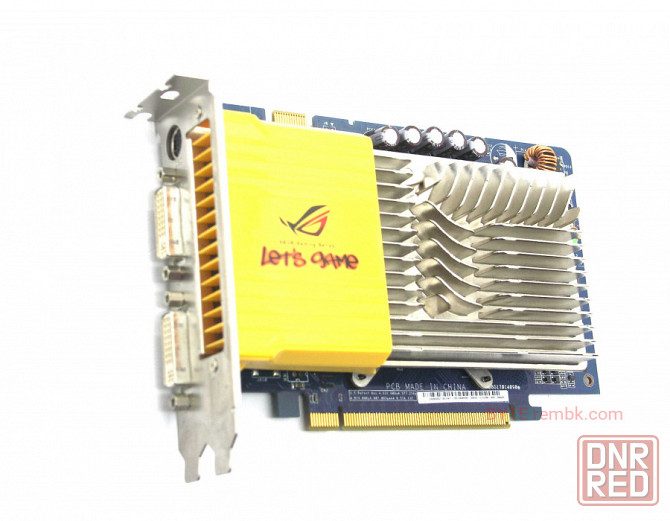 Видеокарта 512mb geforce 8600 gt (asus en8600gt silent/htdp/512m/a), pci-e б/у | Гарантия Макеевка - изображение 1