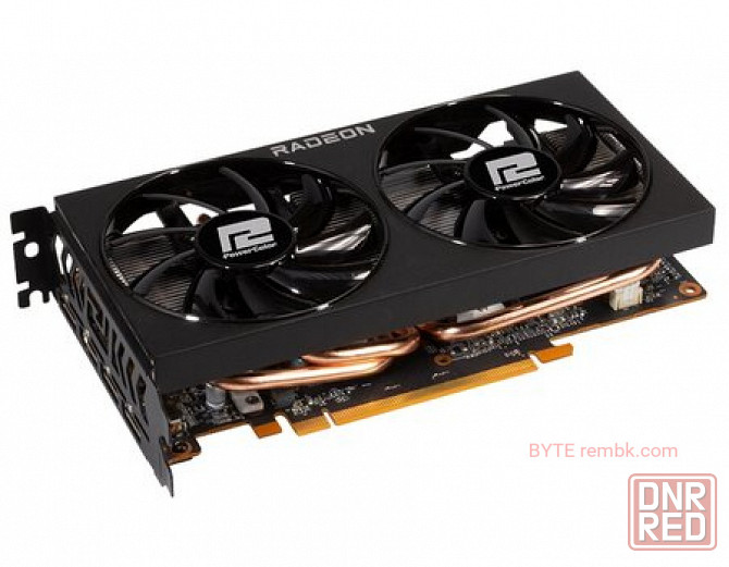 Видеокарта powercolor radeon rx 6600 fighter 8гб 8gbd6-3dh б/у в макеевке днр | Гарантия Макеевка - изображение 1