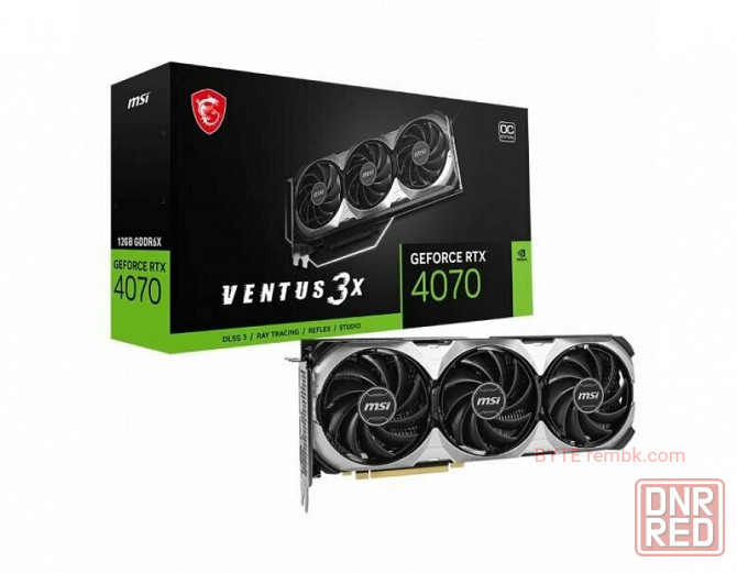 Видеокарта msi rtx4070 ventus 3x e oc 12gb | Гарантия Макеевка - изображение 1