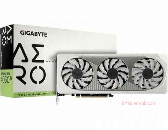 Видеокарта geforce rtx 4060ti 8gb gigabyte gv-n406taero oc-8gd | Гарантия Макеевка