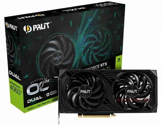 Видеокарта palit rtx4060ti dual oc 8gb gddr6 128-bit dpx3 hdmi в макеевке днр | Гарантия Макеевка