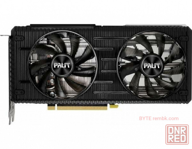 Видеокарта palit nvidia geforce rtx 3060 ti dual oc pci-e 8192mb gddr6 256 (ne6306ts19p2-190ad) б/у Макеевка - изображение 1