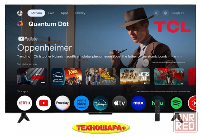 43" тв TCL 43T6C. QLED|4K|Smart/Google TV|Wi-Fi 5G|120Гц DLG|Новинка 2025! Донецк - изображение 2