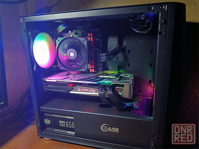 Игровой Пк R5 2600 + RX5700XT 8Gb + DDR4 16 GB Донецк - изображение 1
