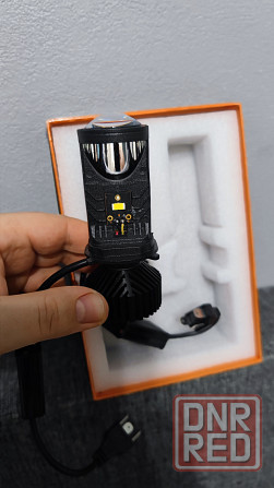 Лампы led H4 с линзой (ближний дальний) Донецк - изображение 1