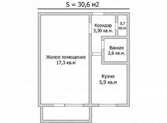 Продается однокомнатная квартира Мариуполь
