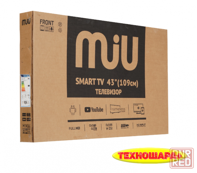 43" тв MiU H43ASP100SV. Smart|Android14|HDR|Bluetooth|Голос Донецк - изображение 8