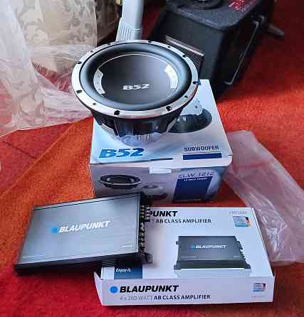 Сабвуфер 12" 1200вт + усилитель 4-х кан. по 260вт. Донецк