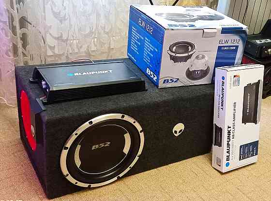 Сабвуфер 12" 1200вт + усилитель 4-х кан. по 260вт. Донецк