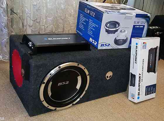 Сабвуфер 12" 1200вт + усилитель 4-х кан. по 260вт. Донецк