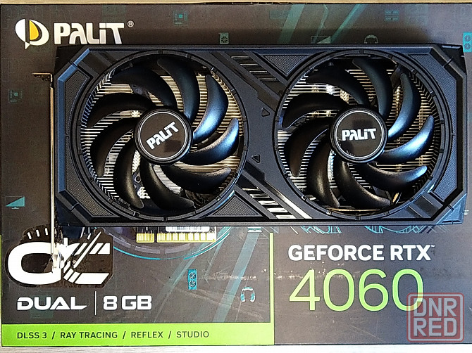 Видеокарта Palit Dual RTX 4060 8GB OC Шахтерск - изображение 1