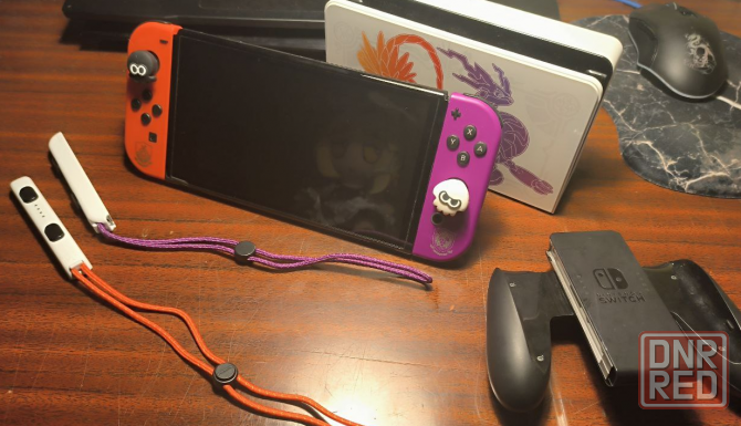 Игровая консоль Nintendo Switch OLED - Pokemon Skarlet and Violet Edition Донецк - изображение 1