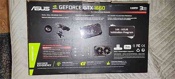 Продам видеокарту ASUS TUF Gaming GeForce GTX 1660 OC 6GB Донецк