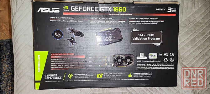 Продам видеокарту ASUS TUF Gaming GeForce GTX 1660 OC 6GB Донецк - изображение 2