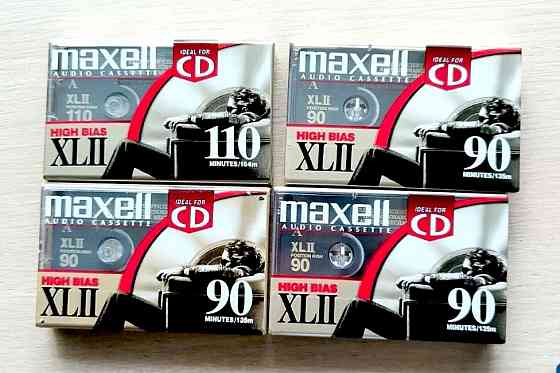 Аудиокассеты Maxell XL II 90 Высший Хром Новые!))) Донецк