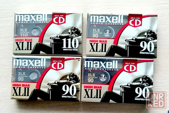 Аудиокассеты Maxell XL II 90 Высший Хром Новые!))) Донецк - изображение 1