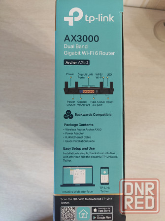 Роутер TP-Link Archer AX50 / AX3000, Wifi 6, USB-порт Донецк - изображение 7