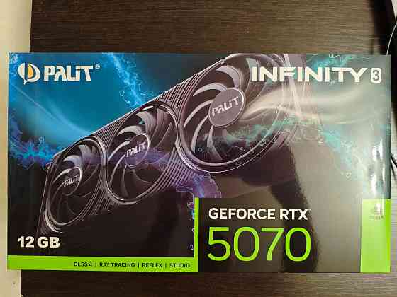 Видеокарта Palit NVIDIA GeForce RTX5070 INFINITY 3 12GB GDDR7 Новая Донецк