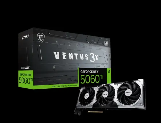 Видеокарта NVIDIA GeForce RTX 5060 Ti (16GB GDDR7) MSI Ventus 3X OC Донецк