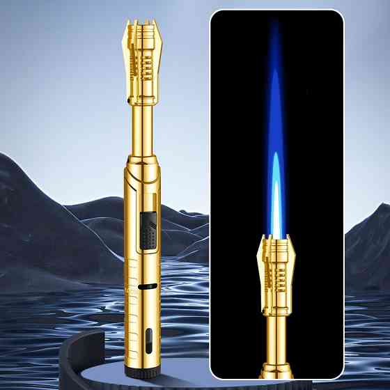 Газовая турбо зажигалка | Туристическая | Горелка с пьезоподжигом Донецк