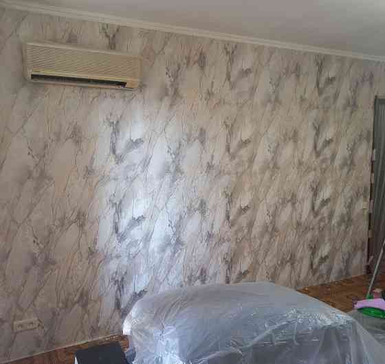 Поклейка обоев, Шпаклёвка стен Донецк